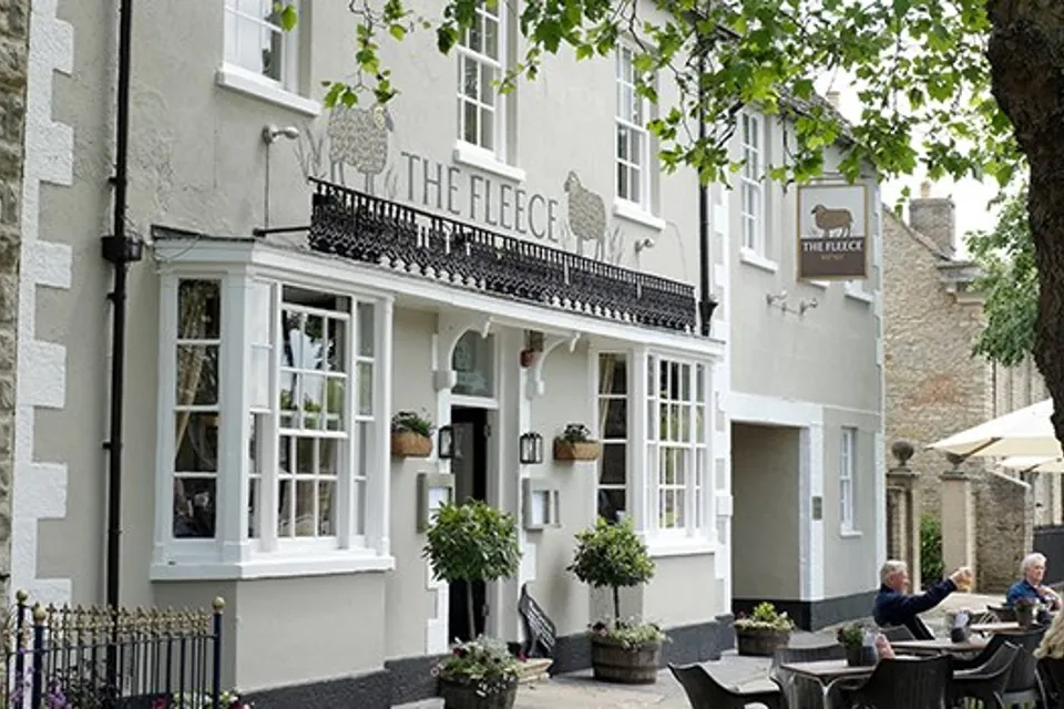 The Fleece, 0.3 mile from the club